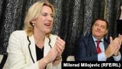 Željka Cvijanović i Milorad Dodik