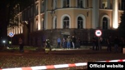 Місце вибуху біля будівлі СБУ, Одеса, 27 вересня 2015 року