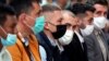 BOSNIA-HERZEGOVINA - Bosnian Muslims wearing face mask attend a morning prayer session to celebrate Eid al-Fitr, which marks the end of Ramadan, in Gazi Husrev Bay's Mosque in Sarajevo, Bosnia and Herzegovina, 13 May 2021.