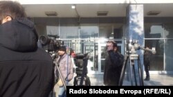 Илустрација - Новинари пред Апелацискиот суд Скопје