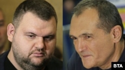 Delyan Peevski (stânga) și Vassil Bozhkov (dreapta) se numără printre cei trei bulgari vizați de sancțiunile economice anunțate de Statele Unite pe 2 iunie.