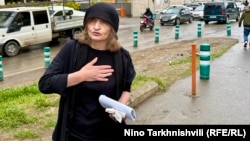 ეკა კუპატაძე თბილისის საქალაქო სასამართლოსთან, 7 მაისი, 2026 წელი