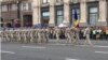 Militari moldoveni la o paradă de Ziua Independenței la Kiev.