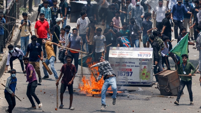 اعتراضات خشونت آمیز در بنگله دیش همچنان ادامه یافته است