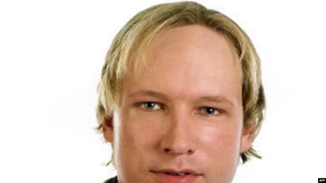An undated photo of Norwegian terror suspect Anders Behring Breivik