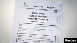 COVID-19 pasoš izdat od danskih vlasti služi kao službeni dokument kojim se utvrđuje zaraza korona virusom za putovanja u inostranstvo, Kopenhagen