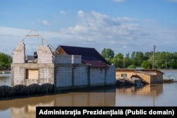 Inundații în județul Harghita, în mai 2025.