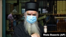 Mitropolit Amfilohije Radović, poglavar Srpske pravoslavne crkve u Crnoj Gori