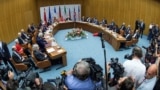 نشست وزیران خارجه ایران و ۵+۱ در ۱۴ ژوئیه ۲۰۱۵ برای امضای توافق هسته‌ای (برجام)