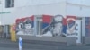 Mural Ratka Mladića na zgradi narodne kuhinje u Banjaluci, 18. august 2025. 
