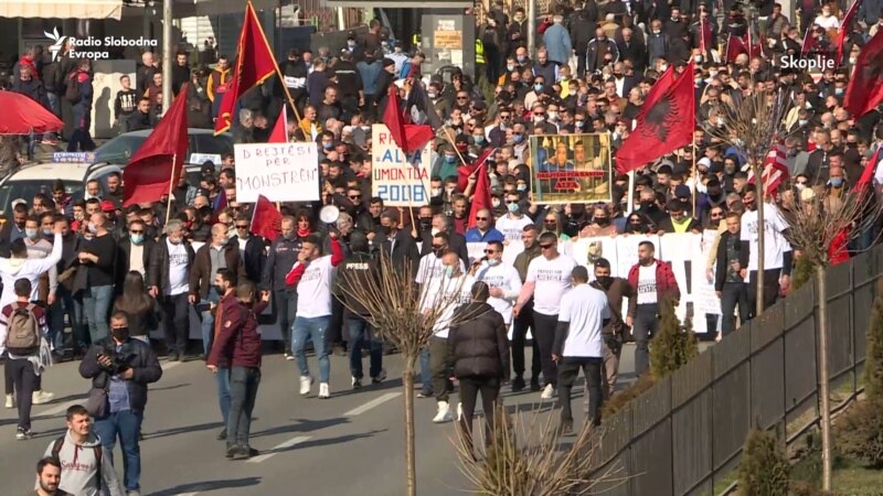 Protesti na ulicama Skoplja zbog presude u slučaju 'Monstrum'