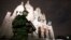 A French soldier stands guard outside the Sacre Coeur Basilica on November 16 in Paris.