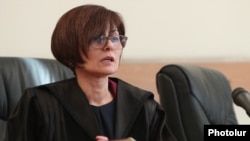 Armenia -- Court Of Appeals Judge Lusine Abgarian rejects former President Robert Kocharian's appeal against his arrest, Yerevan, December 20, 2019.