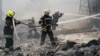 Ukrainian emergency responders are frequently under threat of follow-up attacks from Russian drones. (file photo)