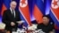Russian President Vladimir Putin and North Korean leader Kim Jong Un attend a state reception in Pyongyang in June where the pact was agreed.