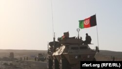 Afghan troops fight Taliban militants in Samangan. (file photo)