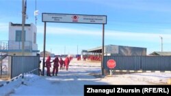 Производственная база «КМК Мунай» на месторождении Кокжиде. Темирский район Актюбинской области, 27 января 2021 года.