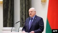 Predsednik Belorusije Aleksandar Lukašenko u Minsku, jun 2023. 
