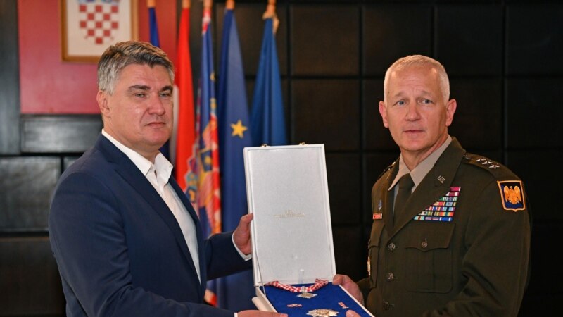 Hrvatski predsjednik odlikovao direktora Nacionalnih gardi Kopnene vojske SAD