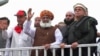 Pakistan - Massive Protest In Islamabad Calls For PM Khan's Resignation - screen grab. The protest was led by Maulana Fazlur Rehman, the head of the Jamiat Ulema-e-Islam party