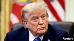 Президент США Дональд Трамп в Овальному кабінеті у Вашингтоні, 6 серпня 2026 року 