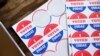 FILE PHOTO: Stickers saying "I Voted Today" are given out to voters in the Democratic primary in Philadelphia, Pennsylvania, U.S., June 2, 2020. REUTERS/Rachel Wisniewski/File Photo