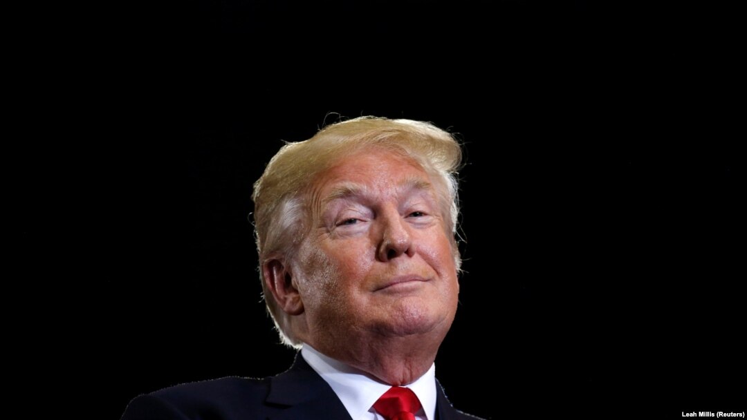 U.S. -- U.S. President Donald Trump holds a Make America Great Again rally at Nashville Municipal Auditorium in Nashville, Tennessee, U.S., May 29, 2018