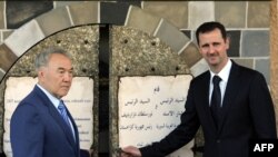 Б.Асад и Н.Назарбаев 