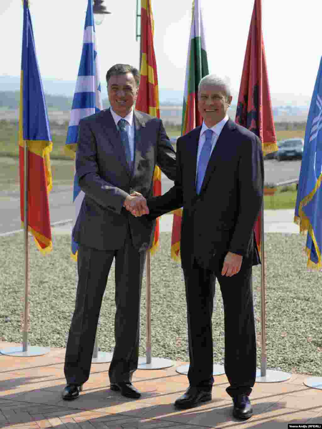 Predsednik Crne Gore, Filip Vujanović i predsednik Srbije Boris Tadić, 02.09.2011. Foto: RSE / Vesna Anđić 