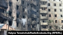 Pasojat e sulmit në Ternopil. 19 nëntor 2025. 