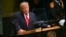 Президент США Дональд Трамп на Генассамблее ООН в Нью-Йорке, 22 сентября 2026 года