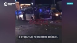 В Астане пассажирский автобус врезался в столб, пострадали десятки человек, девочке ампутировали обе ноги