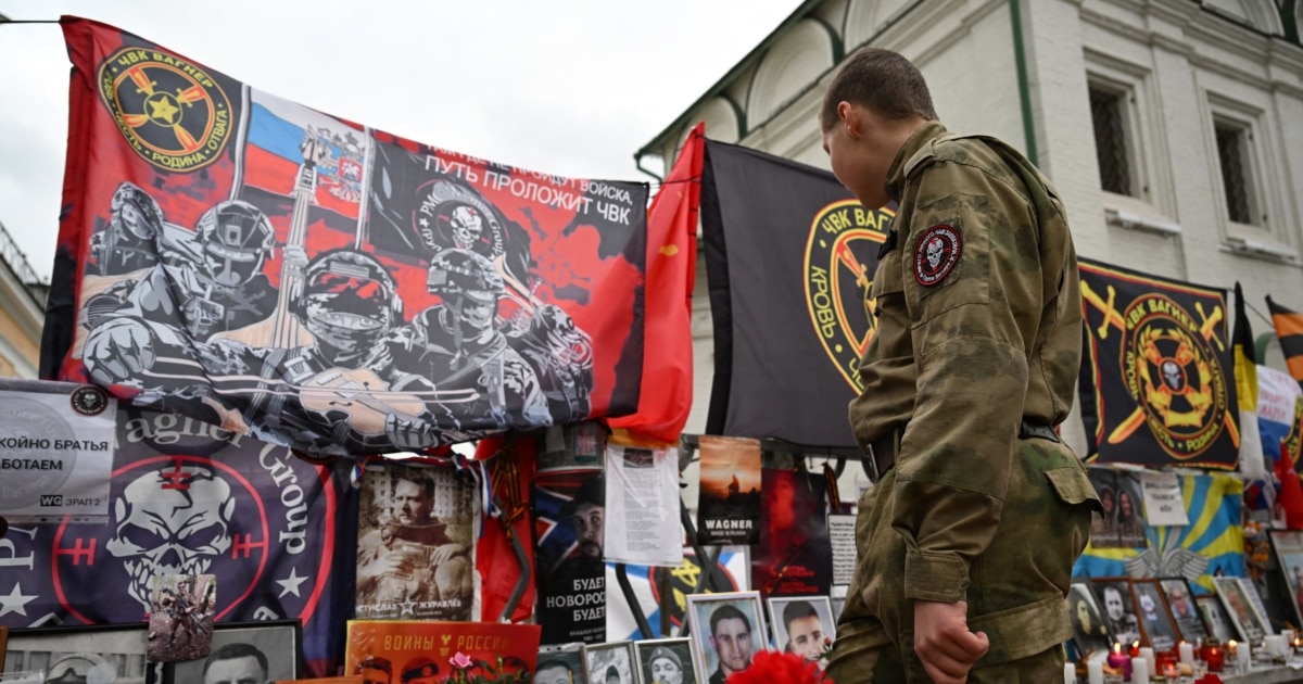 Russians Unofficially Honor Wagner Mercenary Leader Prigozhin On 40th ...