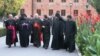 Armenia -- Cardinal Janfranko Ravazi in Echmiadzin. 27Oct., 2014