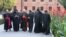 Armenia -- Cardinal Janfranko Ravazi in Echmiadzin. 27Oct., 2014