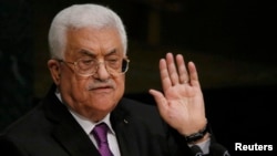 Udhëheqësi i Autoritetit Palestinez, Mahmoud Abbas, gjatë mbledhjeve të mëhershme në OKB.