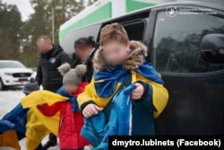 Українські діти, які повернулися додому 13 лютого 2026 року