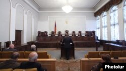 Armenia - A Constitutional Court hearing in Yerevan.