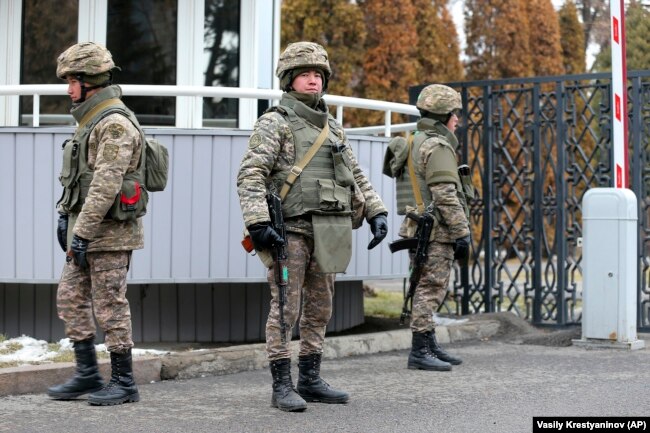 Військові ОДКБ в Казахстані