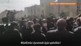İranda müəllimlər etiraza başlayıb - maaş tələbilə