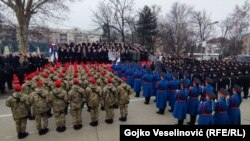 Policijske snage Republike Srpske na defileu povodom Dana RS obilježenog u Banjoj Luci 9. januara 2022.