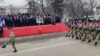 Police forces in the Serb-dominated entity parade for celebrations marking Republika Srpska Day, in Banja Luka, January 9, 2022.