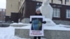 Коми: активистка устроила пикет в поддержку Казахстана