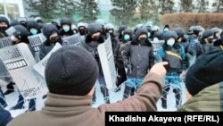 Акция протеста в Семее. Восточно-Казахстанская область, 5 января 2022 года