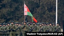 Беларускія вайскоўцы ў Казахстане ў студзені 2022