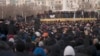 Протест на площади Ынтымак в Актау. 4 января 2022 года