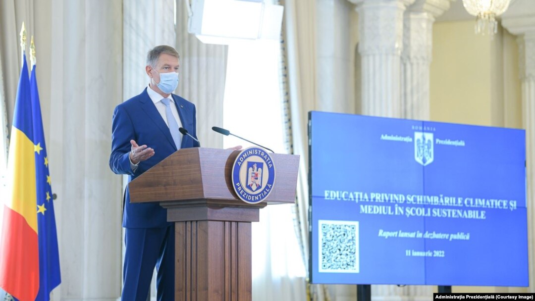 Președintele Klaus Iohannis a lansat proiectul privind educația despre schimbările climatice prin care elevii vor avea o „Săptămână Verde”. 