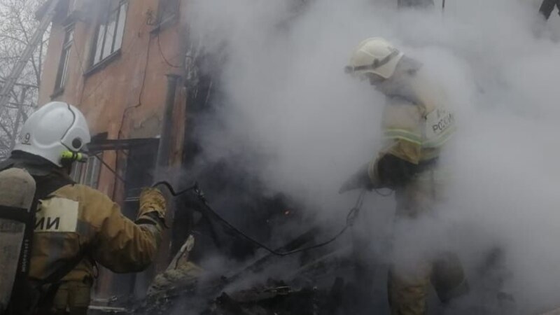 Крым: в Красногвардейском произошел крупный пожар