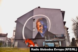 Mural Michaelu Schumacheru u Sarajevu