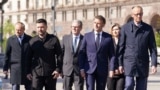 Украинанын жана Батыштагы төрт өлкөнүн лидерлери. Киев, 10-май, 2025-жыл 